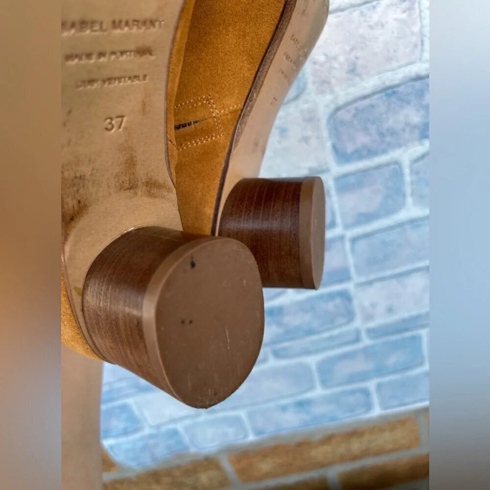 Isabel Marant Dusta Heeled Ankle Boots size 37/6.5 - Picture 7 of 16